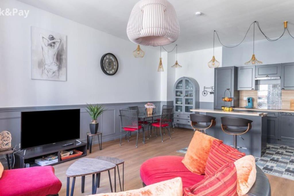 Cauquilha Spacieux Appartement Bourgeois En Centre Ville Béziers Exteriör bild