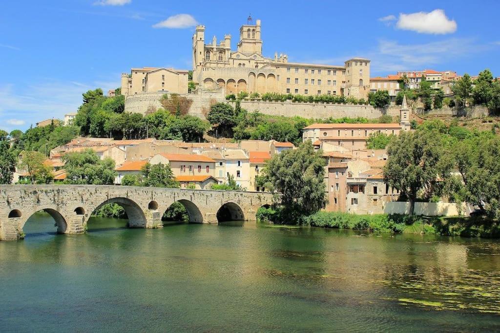 Cauquilha Spacieux Appartement Bourgeois En Centre Ville Béziers Exteriör bild